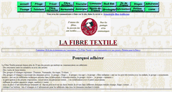 Desktop Screenshot of la-fibre-textile.com